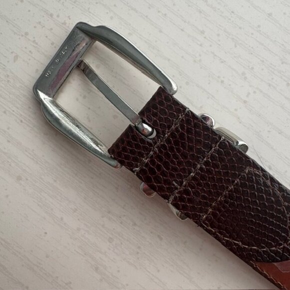 TORINO Genuine Ringmark Lizard Belt - Picture 2 of 6